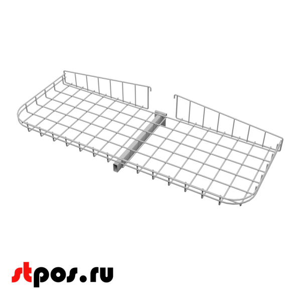 00_Корзина торцевая 1000 нижний ярус RAL 9006 (серый)