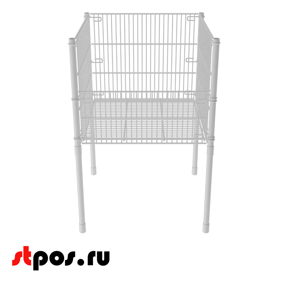 02_Корзина средняя с низкой стенкой, глубина 510 (695х695х735 мм)