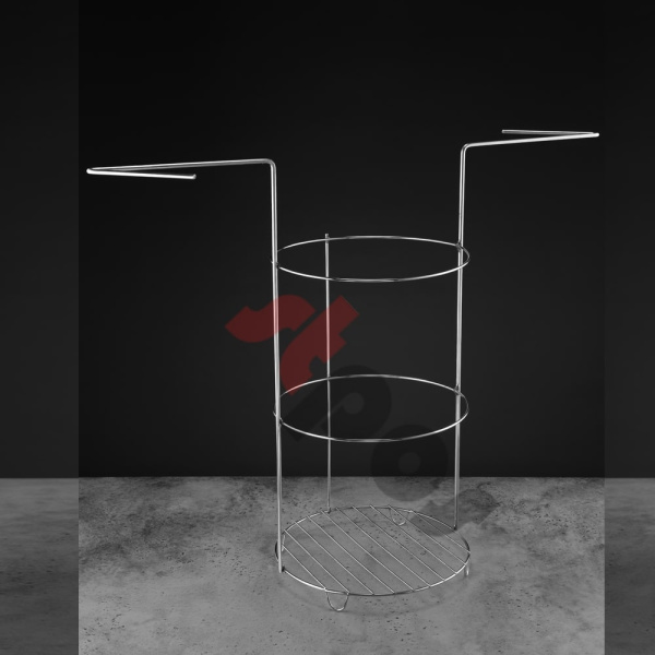 00_Решетка для тандыра №4 (230х480 мм) для мяса и горшочков 3 яруса