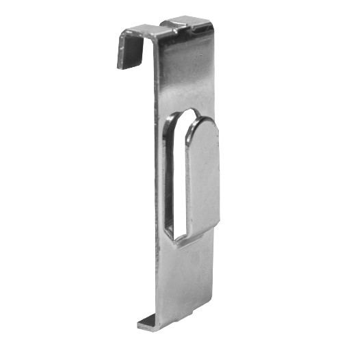 01_Крючок на решетку (сетку) 0мм, крепление-пластина, покрытие хром