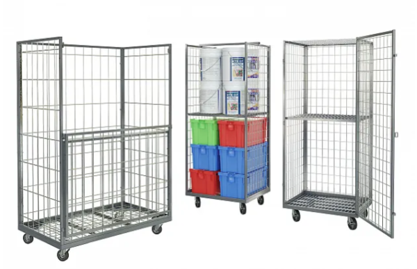 01_Ролл-контейнер 4-стеночный с откидным бортом 1200х800 мм h 1800 мм С З (Цинк)