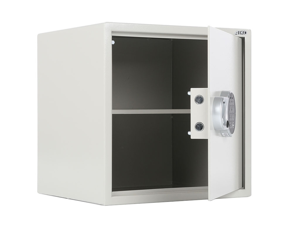 03_Сейф офисный AIKO Т-40 EL, высота 401 мм, ширина 400 мм, глубина 356 мм, цвет серый