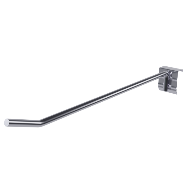 sk_Крючок для штанги 30х15 (профиль) одинарный 300мм, покрытие цинк-хром, d8