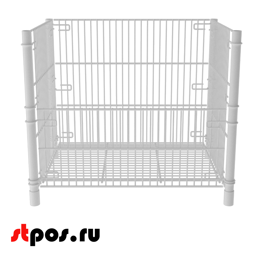 02_Корзина малая с низкой стенкой, глубина 510 (695х495х735 мм)