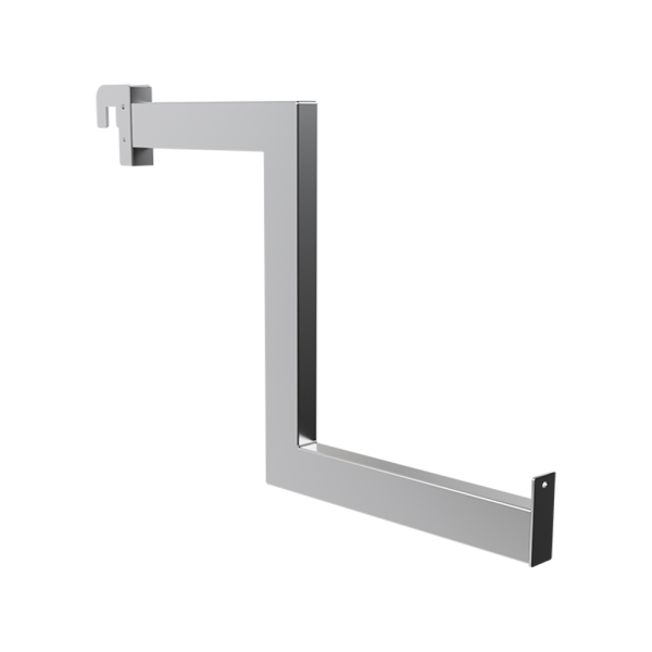 sk_Вешало Z-образное 30х15 мм, плоскоовальная труба, 350 мм, Цинк