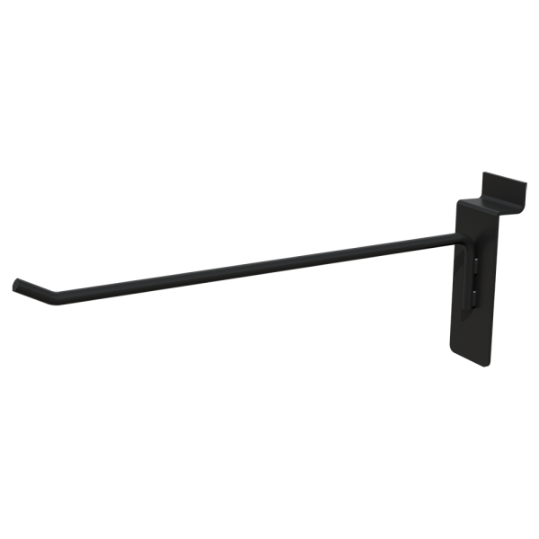 sk_Крючок для экономпанели одинарный, без наконечника 200мм, d5, Черный