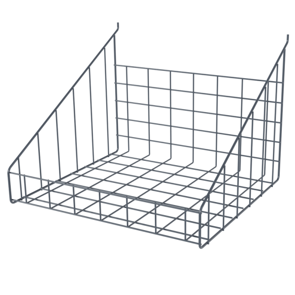 sk_Корзина-накопитель для перфорации ПФ-425 430x390мм, Глянец, RAL7024 Серый