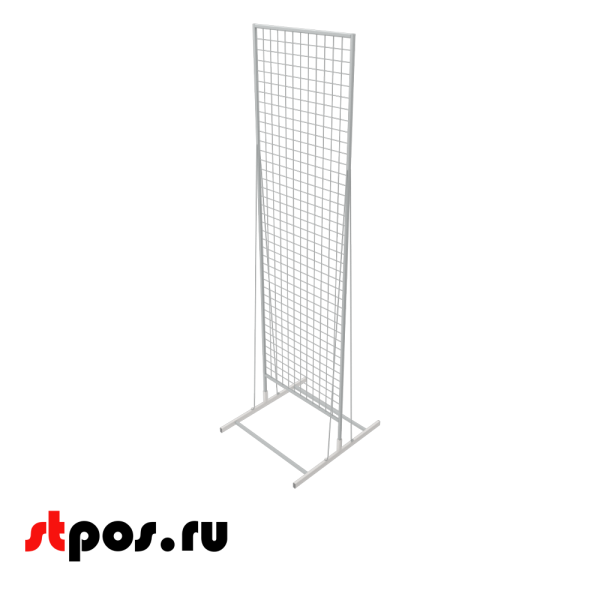 00_Стенд двухсторонний 2230х630 крашеный Белый