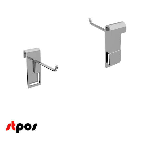 00_Крючок на решетку (сетку), d6 мм, 50мм, хром