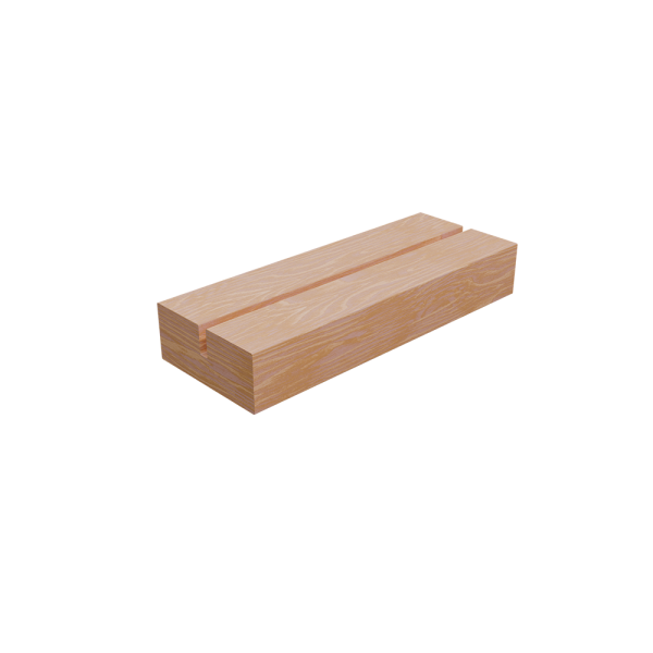 sk_Подставка под меловые таблички BB STAND 105мм (А6) деревянная 40х17мм, ширина вставки 3мм