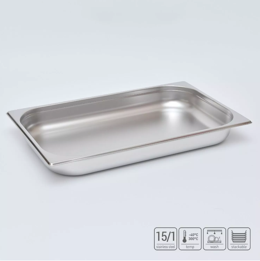 03_Гастроёмкость из нержавеющей стали 530х325х65 мм (GN1_1 h65), 7 л