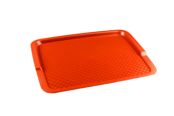 01_Поднос пластиковый 425х320мм, оранжевый