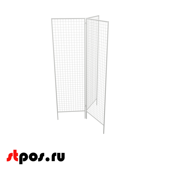 00_Стенд 3-х лучевой 2230х630 крашеный Белый