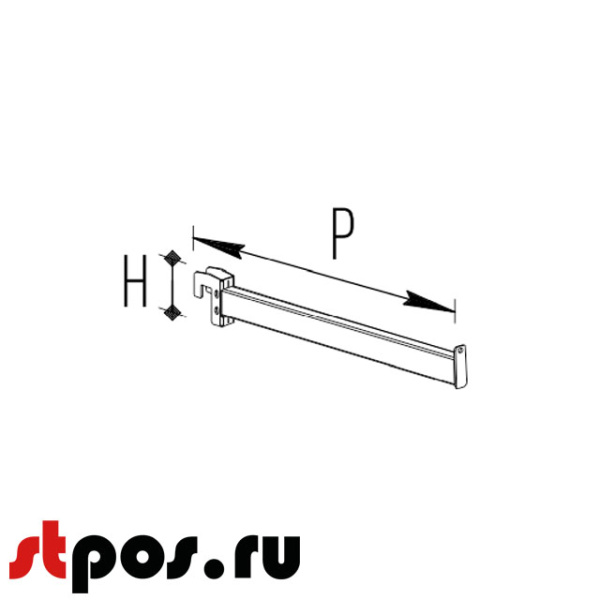 Вешало прямое 30х15 мм, 300 мм.jpg
