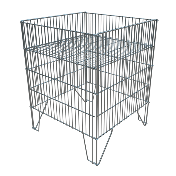 sk_Корзина акционная  600х600 мм, h 780 мм, цинк, Нордика, Тип-3, комплект