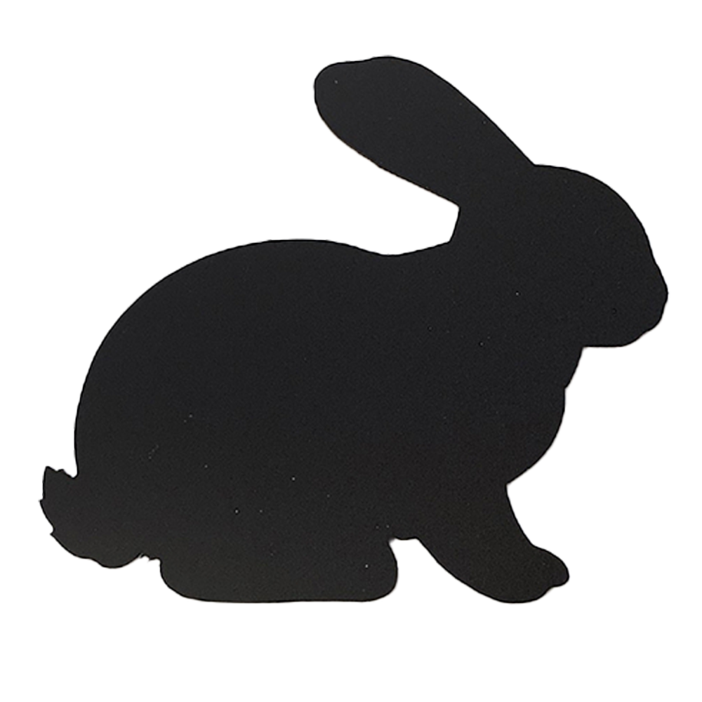 Меловой ценник-фигура "КРОЛИК"