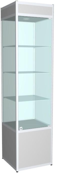 01_Витрина из аллюминевого профиля ТП-1