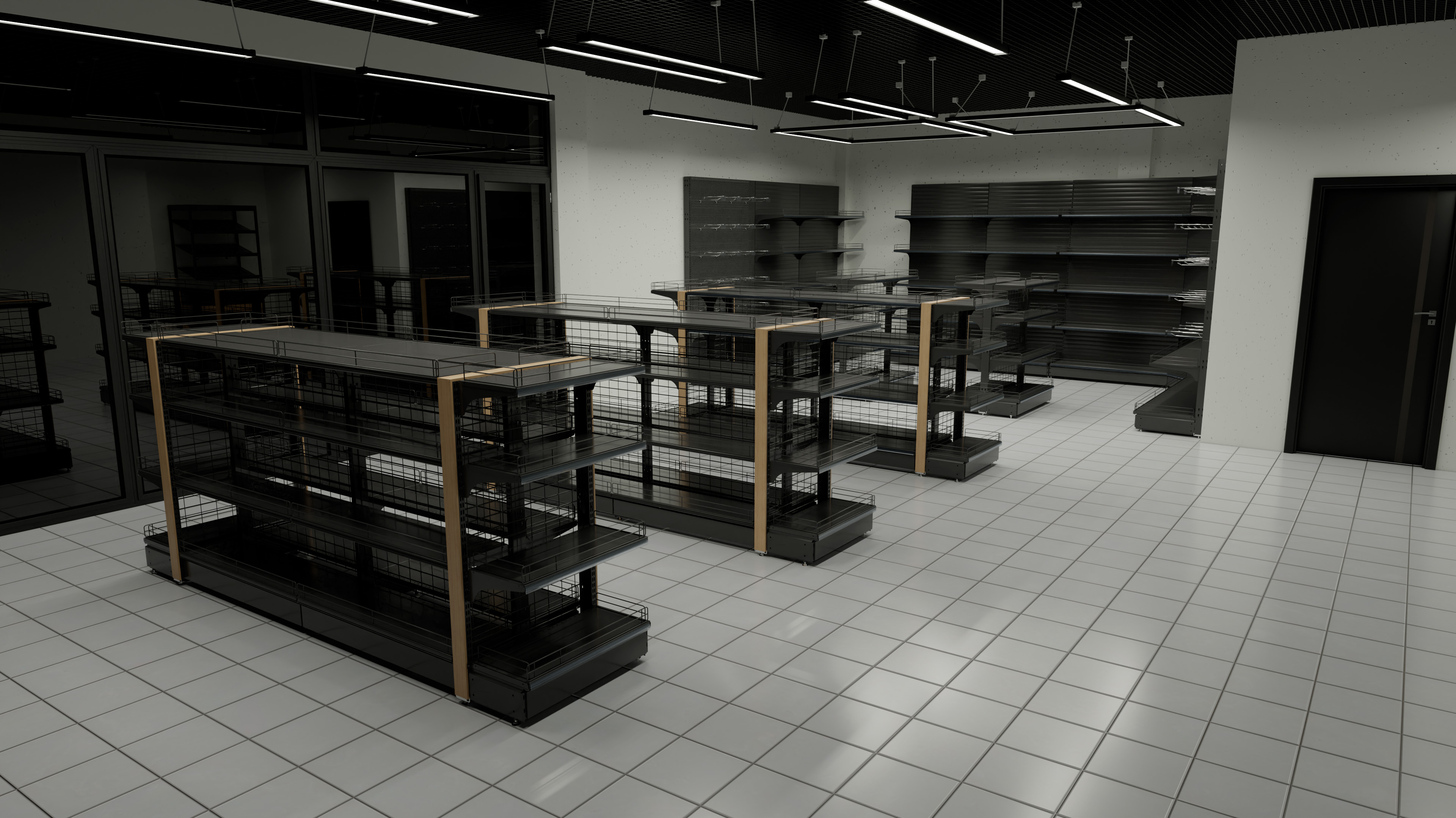 АЗС в темных тонах