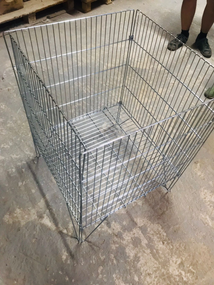 03_Корзина для разпродаж 600х600х800 5дробь3, 25х150 цинк-хром