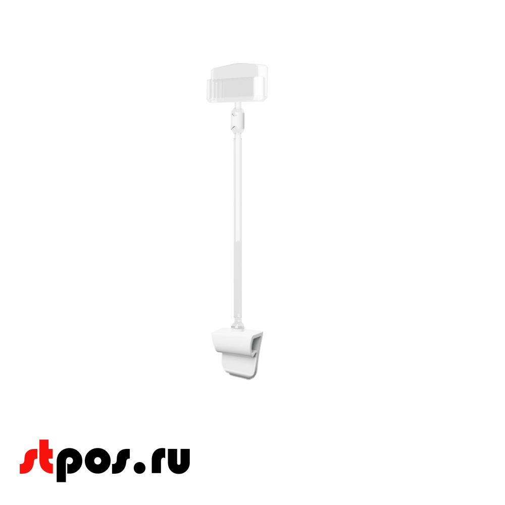 00_Ценникодержатель универсальный на клипсе CL-CLIP, ножка 100 мм (ЭР)