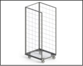 S22072.0000 Контейнер проволочный мобильный Лайт 795х685 мм, h 1830 мм