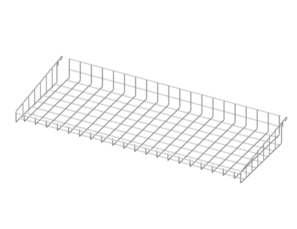 1_Корзина боковая 1000 нижний ярус RAL 6018 (светло-зеленый)