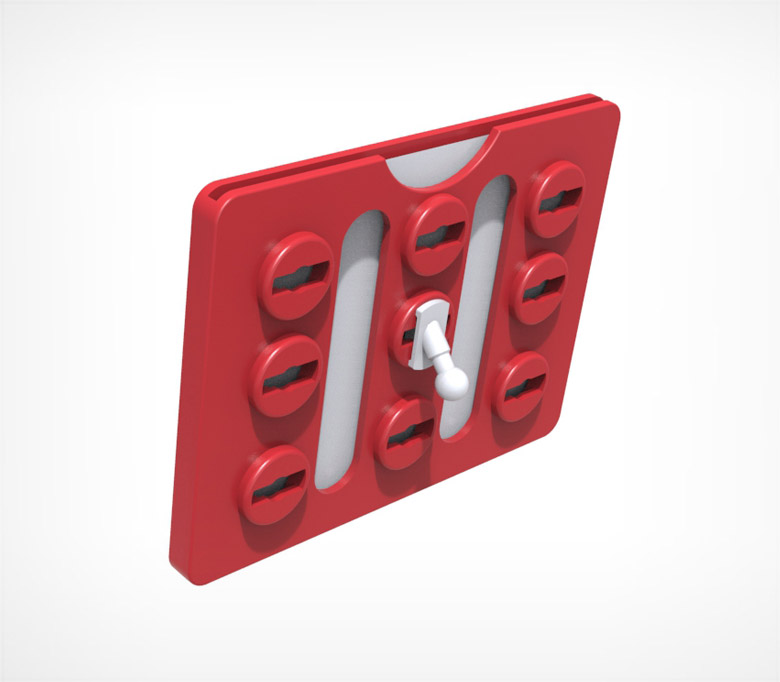 2_Переходник для крепления рамок ТЕХНО МИНИ на шарнирный держатель TECHNO-VL