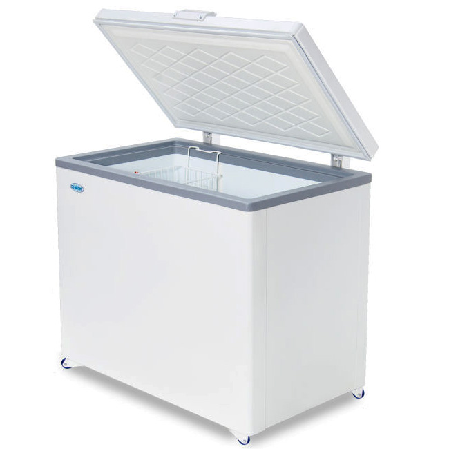 Холодильные и морозильные лари с ГЛУХОЙ крышкой