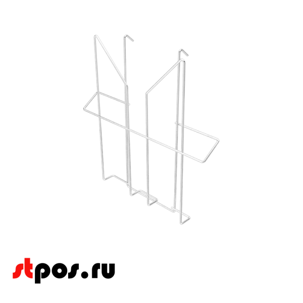 00_Карман А3 на перфорацию, серебристый металлик