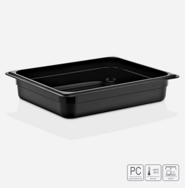 01_Гастроёмкость из поликарбоната 325х265х65 мм черная