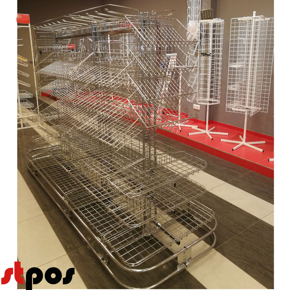Прикассовый-сетчатый-модуль-600+600мм-островной-металлик