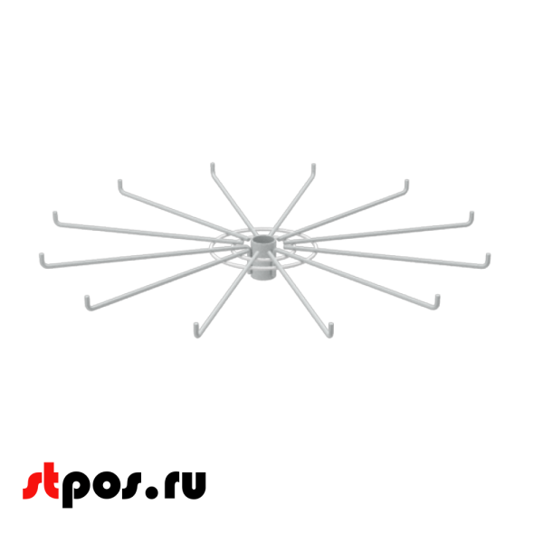 03_Дисплей 12-и штыревой 90 градусов, RAL9016, Белый