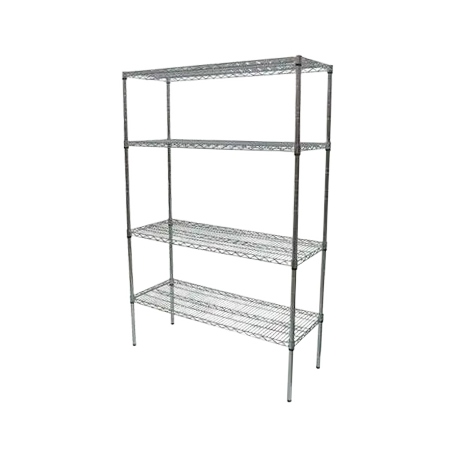 Сетчатый стеллаж "Style" Хром