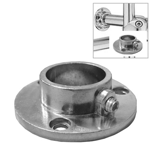 01_J-15 A Консоль  (крепления к плоскости) D 25мм хром
