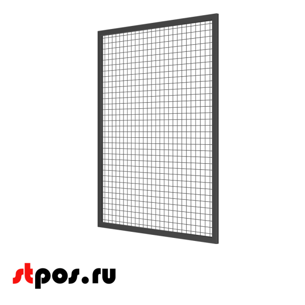 00_Секция производственная, сетчатая 1900х1500, d-3 мм, ячейка 50х50 мм,в покраске