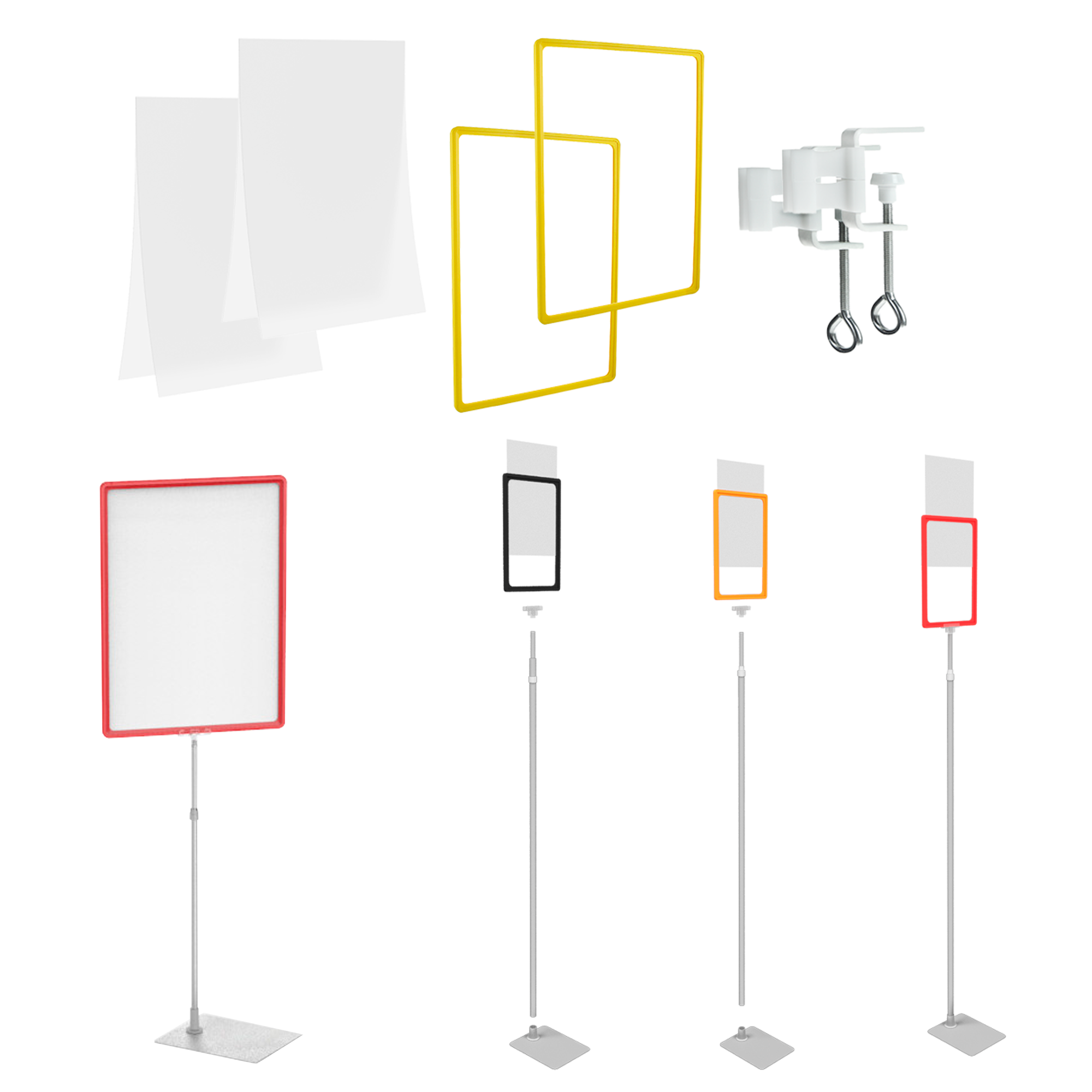 Пластиковые рамки на ПОДСТАВКАХ