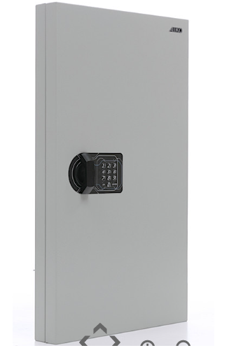 03_Ключница металлическая KEY-95 EL, высота 600 мм, ширина 355 мм, глубина 66 мм, цвет серый