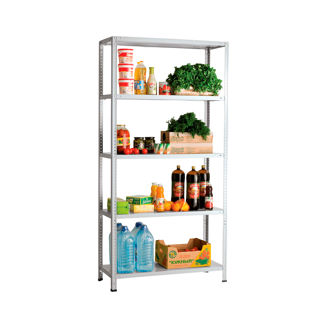 Стеллаж складской архивный ПРОМЕТ