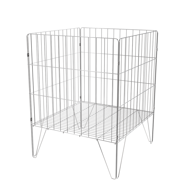 sk_Корзина для распродаж 600x600х800мм (4/2,5-5/3, 50х180, 3 уровня) металлические крепления, цинк-хром