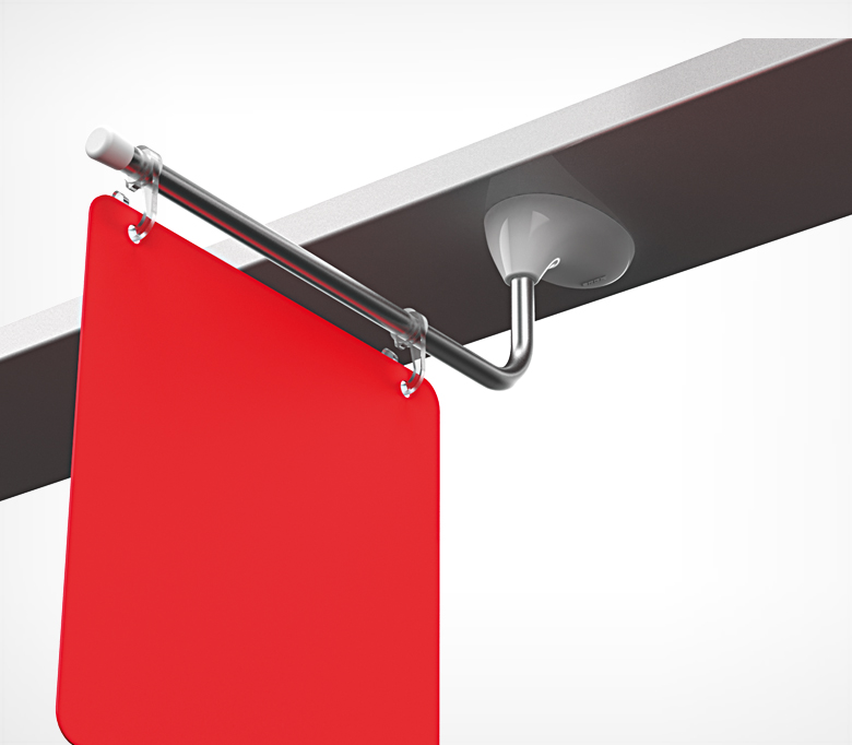 02_Магнитный держатель вывески MAG-TUBE-L