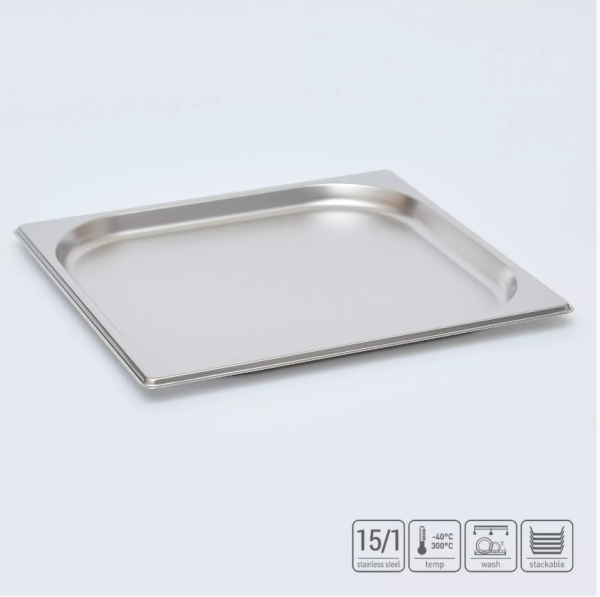 01_Гастроёмкость из нержавеющей стали 354х325х20 мм (GN2_3 h20)