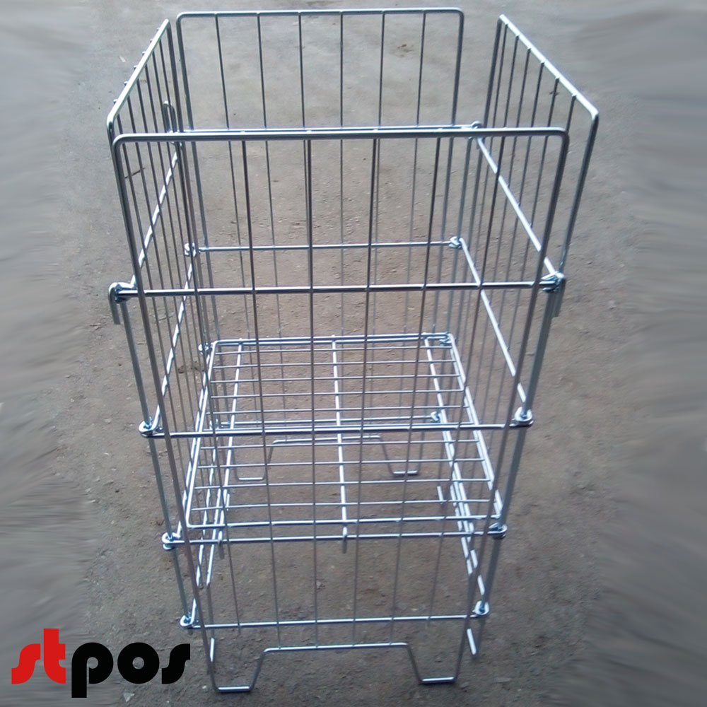 1_Корзина для распродаж без ц/д 420х420х800 мм цинк