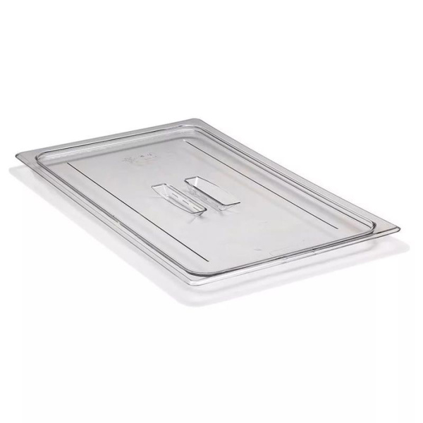 1_Крышка для гастроёмкости GN1/3 из поликарбоната 325х176 с ручкой, прозрачная