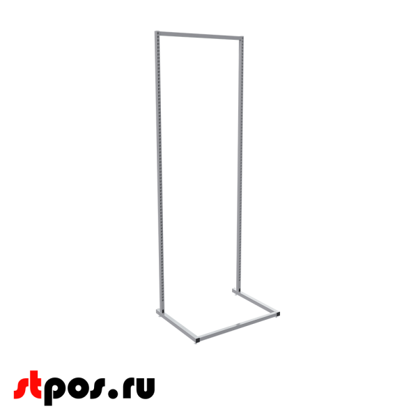 00_Основа стеллажа прикассового разборного 600х450 мм, h 1700 мм, RAL 9016, Белый