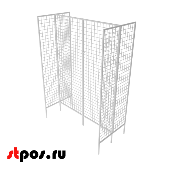 00_Модуль 2шт + Модуль двойной 2 шт 1830х1320х645 крашеный Белый