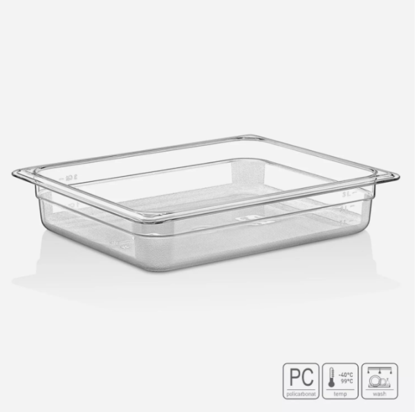 01_Гастроёмкость из поликарбоната 325х265х65 мм прозрачная