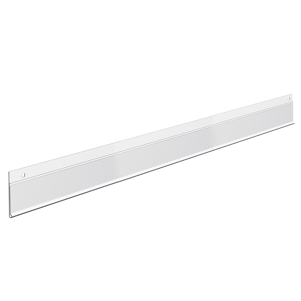 DBH39, ценникодержатель на клипсах или хомутах для сетчатой корзины Нордика, высота вставки 39мм