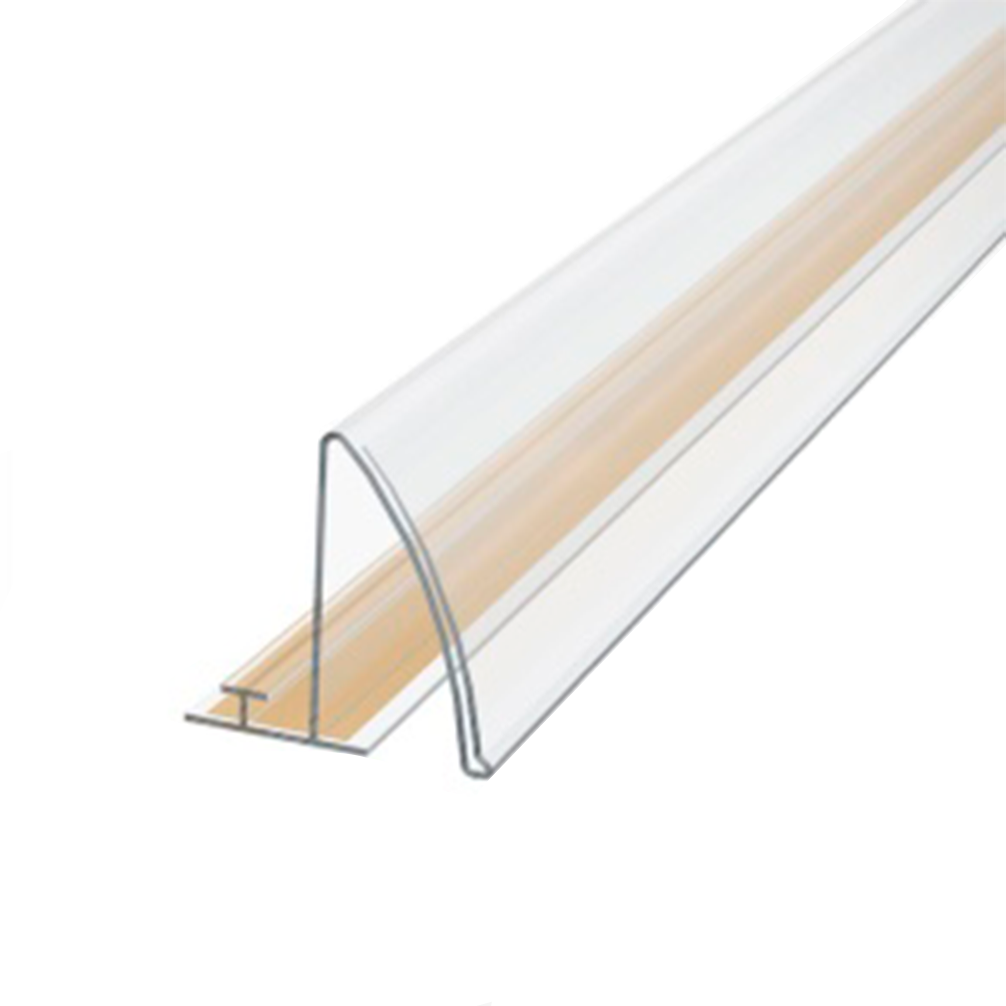 PRO40 Закругленные полочные профили со вставкой высотой 40 мм с Т-профиль