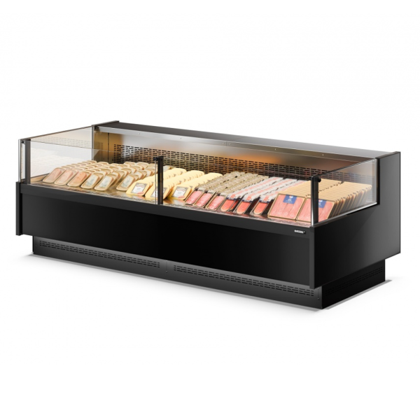 sk_Холодильная витрина DAZZL Galaxy 090 125 рыба на льду, 1250х1170х875мм, -1...+2°C, без боковин