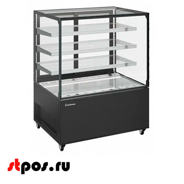00_Витрина кондитерская Carboma KC71-130 VV 1,2-2 COSMO открытая